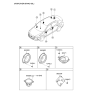 Diagram for 2016 Hyundai Elantra Car Speakers - 96380-F2100