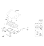 Diagram for 2017 Hyundai Elantra Hood Cable - 81190-F2100