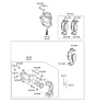 Diagram for 2018 Hyundai Elantra Brake Pad Set - 58101-F2A00