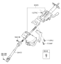 Diagram for Hyundai Elantra Touring Steering Column - 56310-2L000