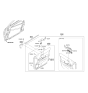 Diagram for Hyundai Elantra Touring Weather Strip - 82241-2L000