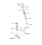 Diagram for 2008 Hyundai Elantra Touring Bump Stop - 55348-2L000