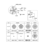 Diagram for Hyundai Elantra Spare Wheel - 52910-2H060