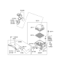 Diagram for Hyundai Air Duct - 28210-2L000