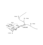 Diagram for 2012 Hyundai Elantra Touring Parking Brake Cable - 59750-2L000