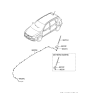 Diagram for 2010 Hyundai Elantra Touring Antenna - 96250-2L150