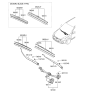 Diagram for 2008 Hyundai Elantra Touring Wiper Blade - 98360-2L010