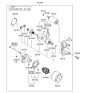 Diagram for 2009 Hyundai Elantra Starter Motor - 36100-23071