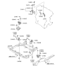 Diagram for 2012 Hyundai Elantra Touring Engine Mount Torque Strut - 21810-0Q000