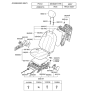 Diagram for Hyundai Elantra Touring Seat Cushion - 88200-2L520-JBM