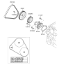 Diagram for Hyundai Elantra Drive Belt - 25212-23721