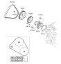 Diagram for 2008 Hyundai Elantra Drive Belt - 25212-23721