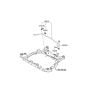 Diagram for 2007 Hyundai Elantra Sway Bar Bushing - 54813-1H100