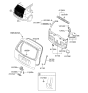 Diagram for 2008 Hyundai Elantra Touring Lift Support - 81770-2L201