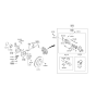 Diagram for Hyundai Brake Caliper Piston - 58112-1H000