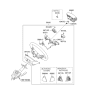 Diagram for 2008 Hyundai Elantra Touring Cruise Control Switch - 96700-2L200-4X