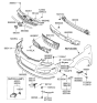 Diagram for 2009 Hyundai Elantra Touring Bumper - 86511-2L300