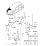 Diagram for 2010 Hyundai Elantra Touring Washer Pump - 98510-2L100