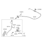 Diagram for Hyundai Throttle Cable - 32790-2H300