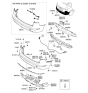 Diagram for 2012 Hyundai Elantra Touring Side Marker Light - 92305-2L100