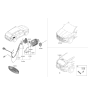 Diagram for 2022 Hyundai Tucson Door Lock - 91665-P0010