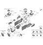 Diagram for 2022 Hyundai Tucson Armrest - 84660-N9100-NNB