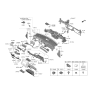 Diagram for 2023 Hyundai Tucson Steering Column Cover - 84850-N9000-NNB