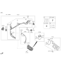 Diagram for 2022 Hyundai Tucson A/C Hose - 97775-P0000