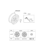 Diagram for 2023 Hyundai Tucson Spare Wheel - 52910-P0160