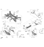 Diagram for Hyundai Sonata Hybrid Coil Spring Insulator - 55333-L1000