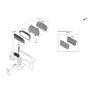 Diagram for 2022 Hyundai Tucson Speedometer - 94001-P0000