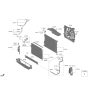 Diagram for Hyundai Tucson Radiator - 253E0-P0000