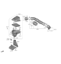 Diagram for 2022 Hyundai Tucson Air Intake Coupling - 28210-P0400