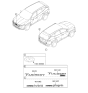 Diagram for 2023 Hyundai Tucson Emblem - 86316-P0000