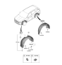 Diagram for 2022 Hyundai Tucson Wheelhouse - 86812-N9000