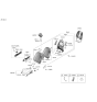 Diagram for 2022 Hyundai Tucson Seat Cushion - 88200-N9030-KIF