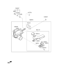 Diagram for Hyundai Tucson Brake Master Cylinder Reservoir - 58520-P0000