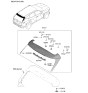 Diagram for Hyundai Tucson Spoiler - 87210-N9000-A5G