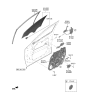 Diagram for 2022 Hyundai Tucson Window Run - 82540-N9000