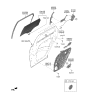 Diagram for Hyundai Tucson Window Run - 83540-N9000