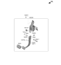 Diagram for Hyundai Tucson Brake Pedal - 32810-P0100