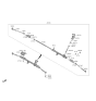 Diagram for Hyundai Tucson Steering Gear Box - 56500-P0000