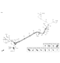 Diagram for 2023 Hyundai Tucson Crankcase Breather Hose - 31456-P0500