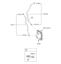 Diagram for Hyundai Sonata Hybrid Radiator Hose - 25415-4R500