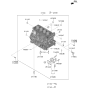 Diagram for 2015 Hyundai Sonata Hybrid Belt Tensioner Bolt - 11404-10806-K