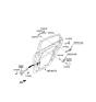 Diagram for 2011 Hyundai Sonata Hybrid Door Handle - 82651-3S010