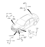 Diagram for 2011 Hyundai Sonata Hybrid Battery Cable - 91860-4R110