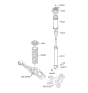 Diagram for Hyundai Sonata Hybrid Shock And Strut Mount - 55330-3R010