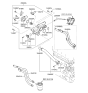 Diagram for 2013 Hyundai Sonata Hybrid Oil Cooler Hose - 25480-2G810