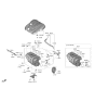 Diagram for 2012 Hyundai Sonata Hybrid Crankcase Breather Hose - 26720-2G800